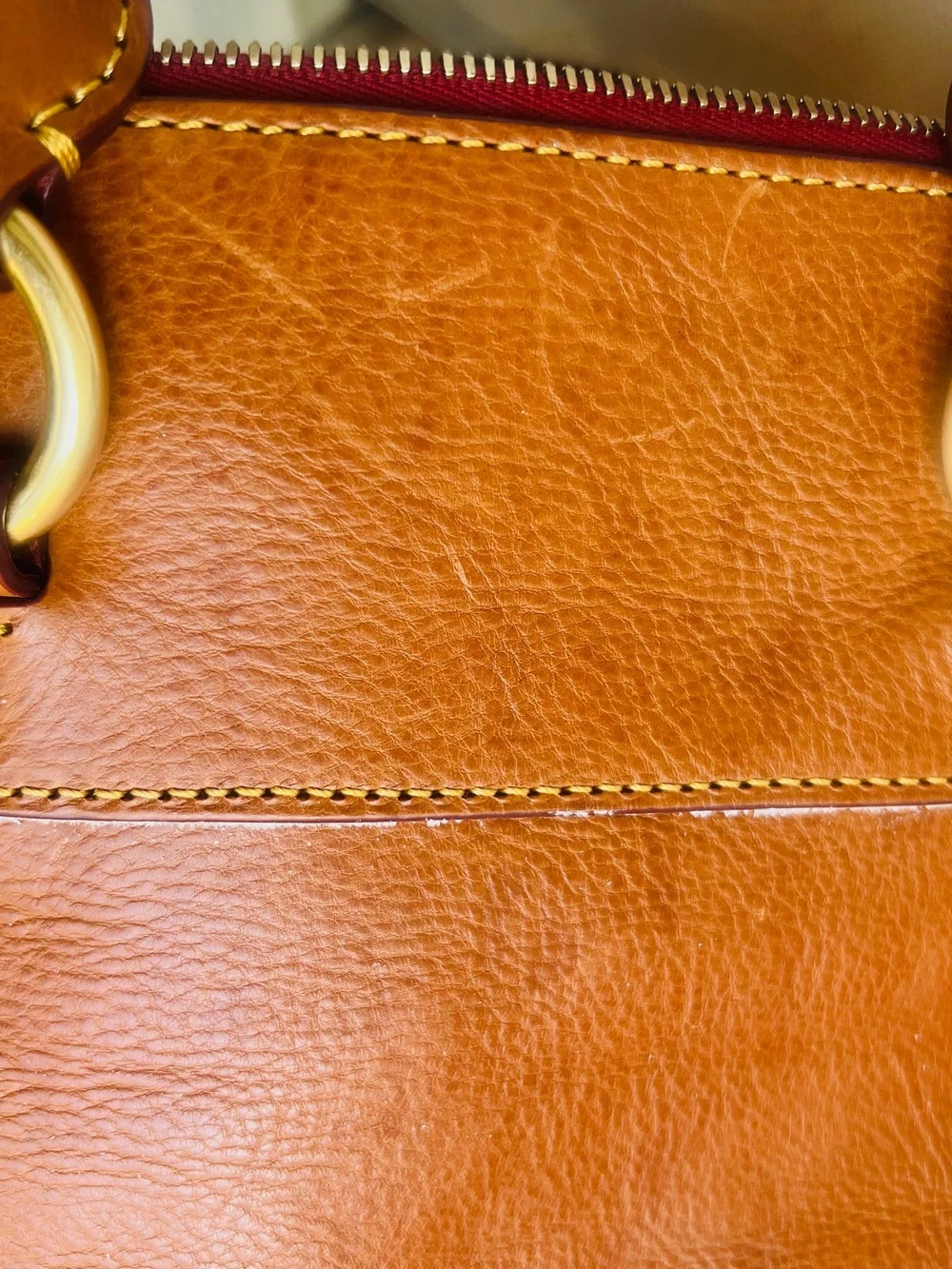 NWT Dooney & Bourke Florentine Cameron Leather Satchel (458$ Retail)